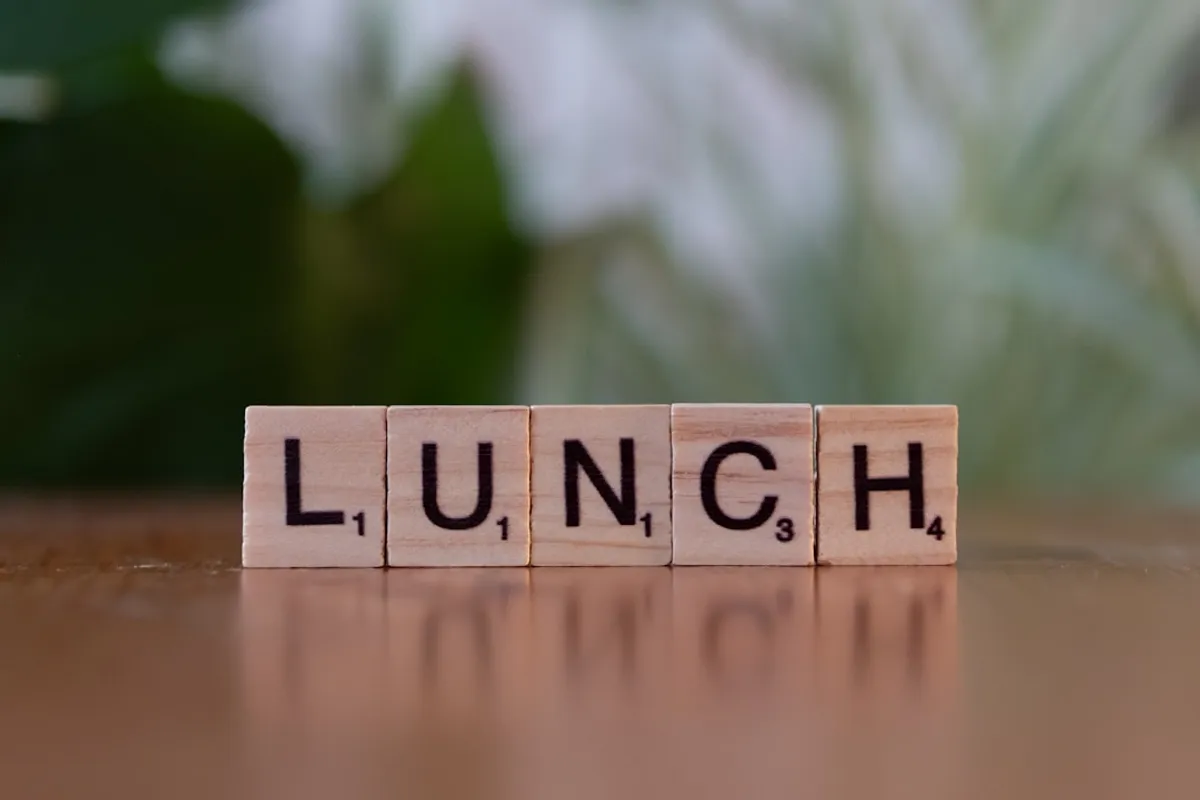 employee clocking in for lunch break at office
